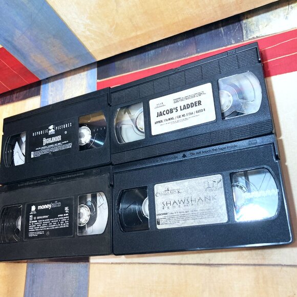 VHS MOVIE LOT - HIGHLANDER - SHAWSHANK REDEMPTION - JACOB'S LADDER - MONEY TALKS - Picture 10 of 12